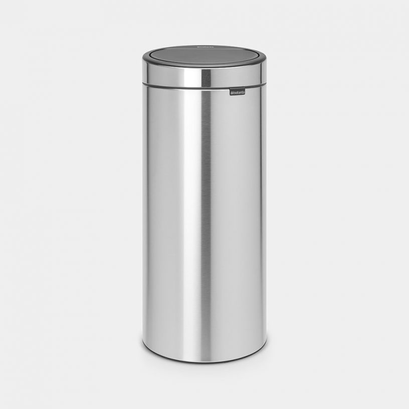 BRABANTIA aktritumu  tvertne Touch Bin 30l, Matt steel