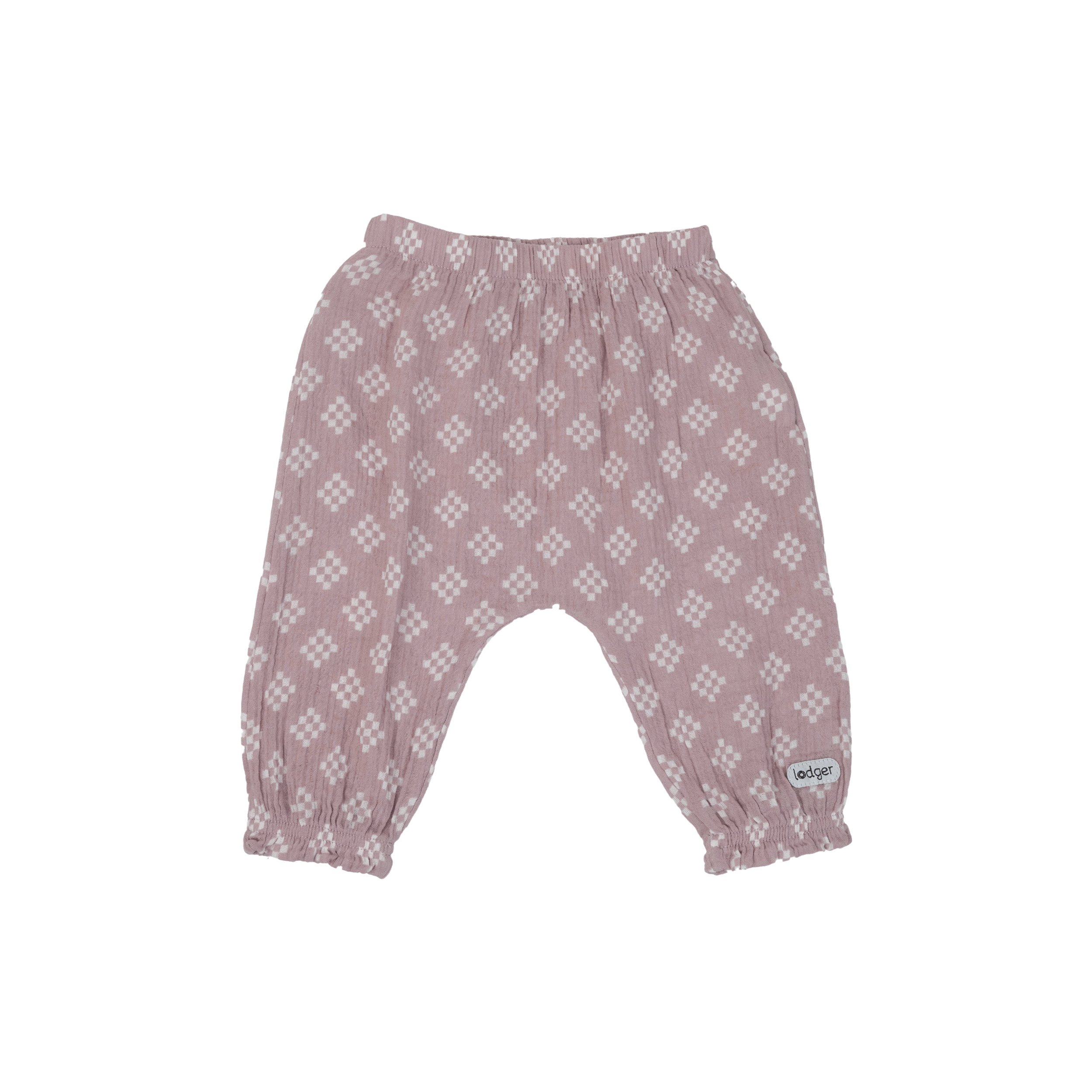 Akcija! Lodger Hipster Tribe Muslin vasaras mazuļa hipster bikses, Rose, 74 cm