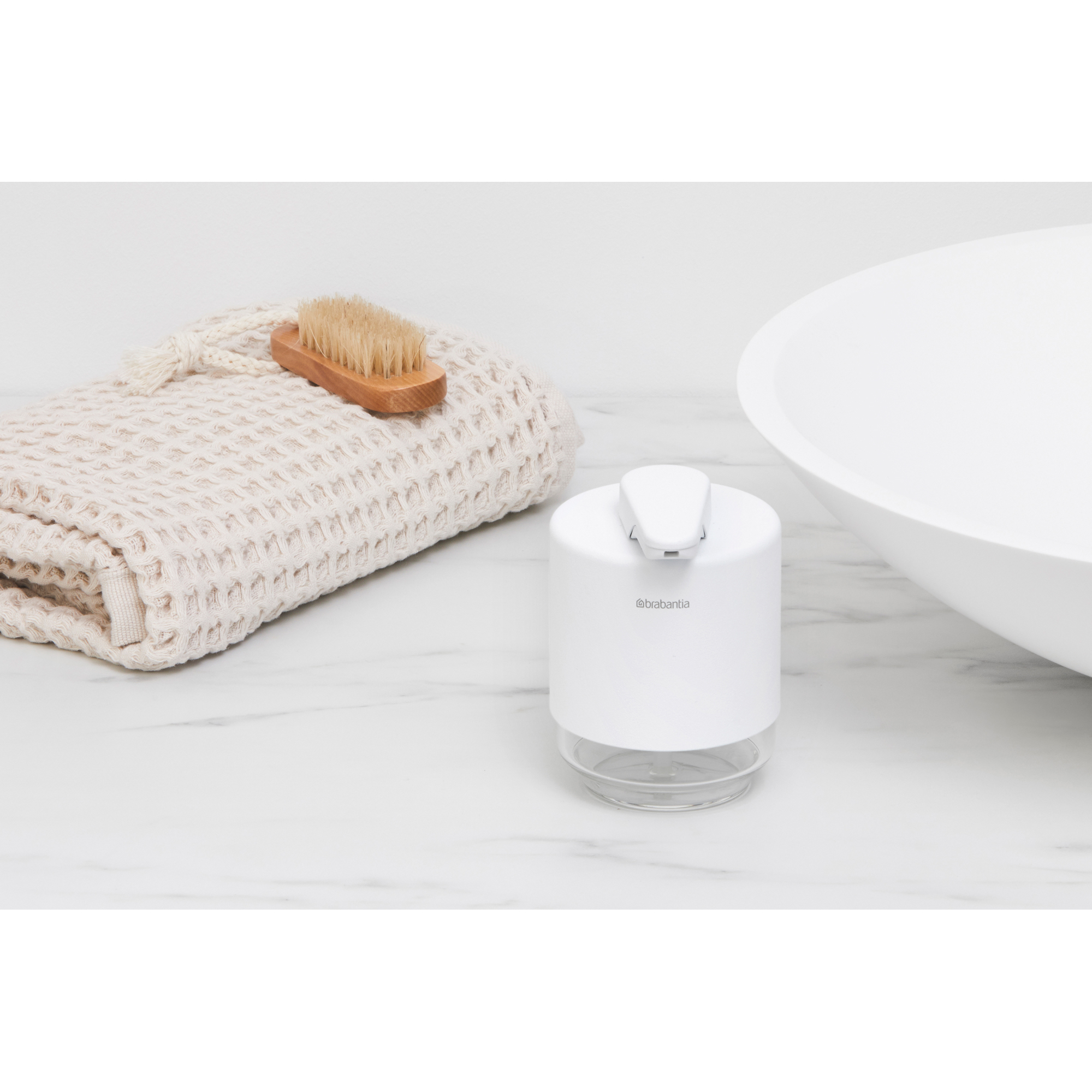 BRABANTIA MindSet ziepju dozators, 200ml, Mineral Fresh White