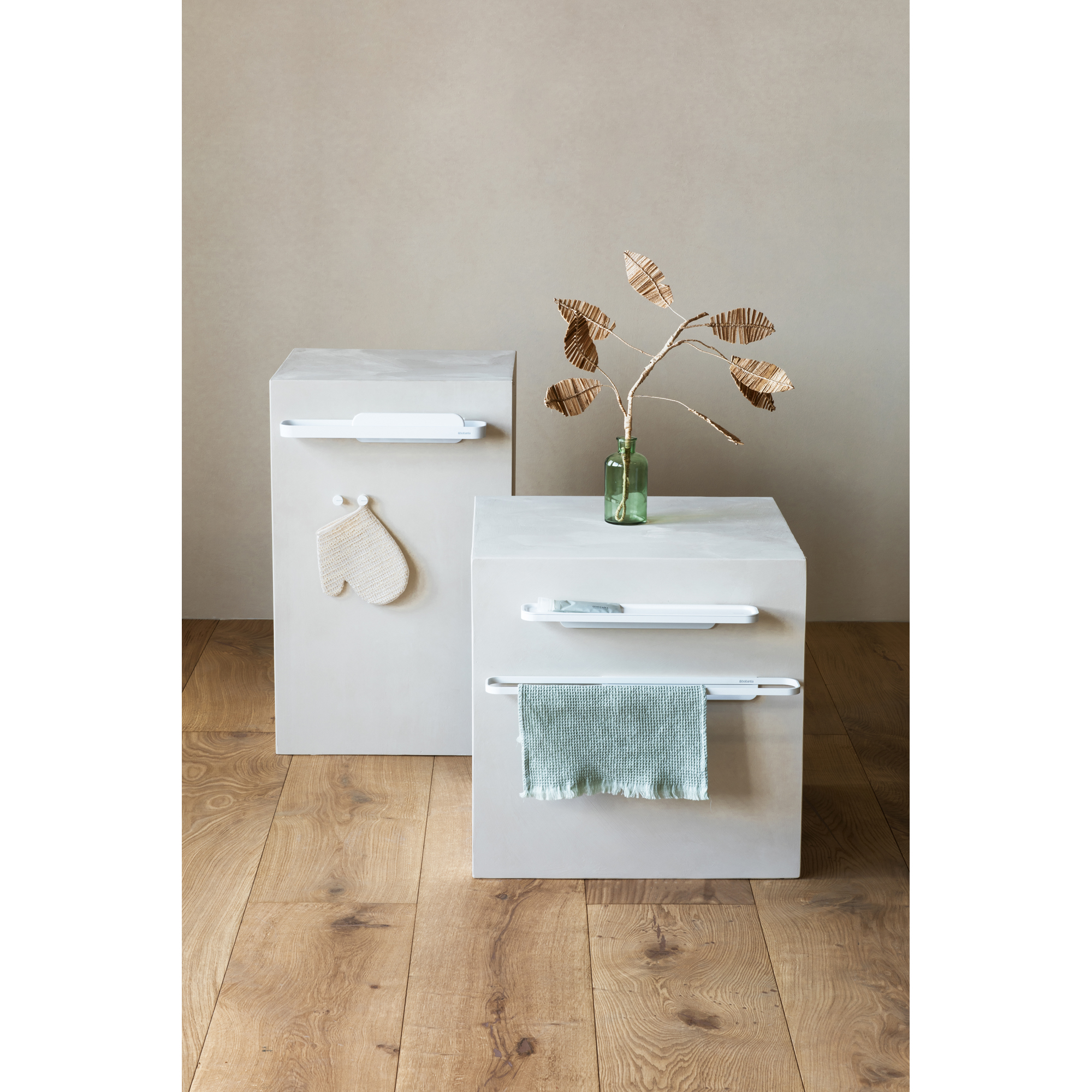 BRABANTIA MindSet dvieļu pakaramie, 2 gab., Mineral Fresh White