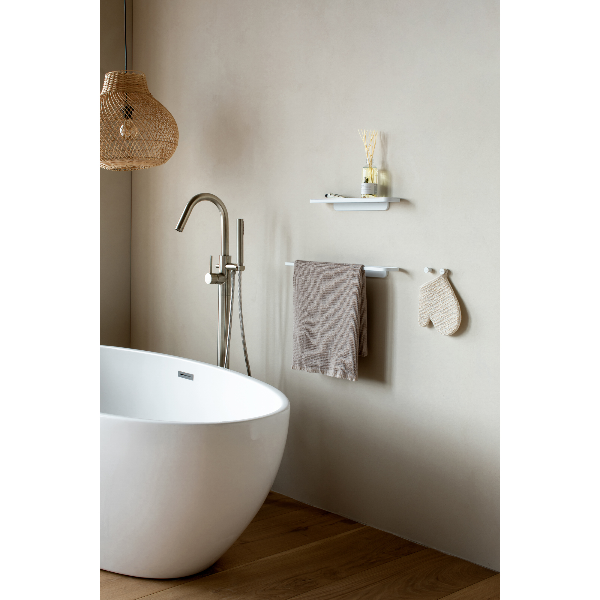 BRABANTIA MindSet dvieļu pakaramie, 2 gab., Mineral Fresh White