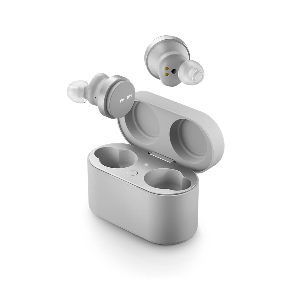 Akcija! PHILIPS in-ear true bezvadu austiņas, baltas