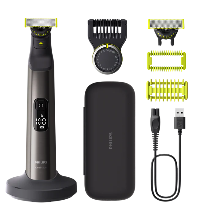 Akcija! PHILIPS OneBlade Pro skuveklis, hroma