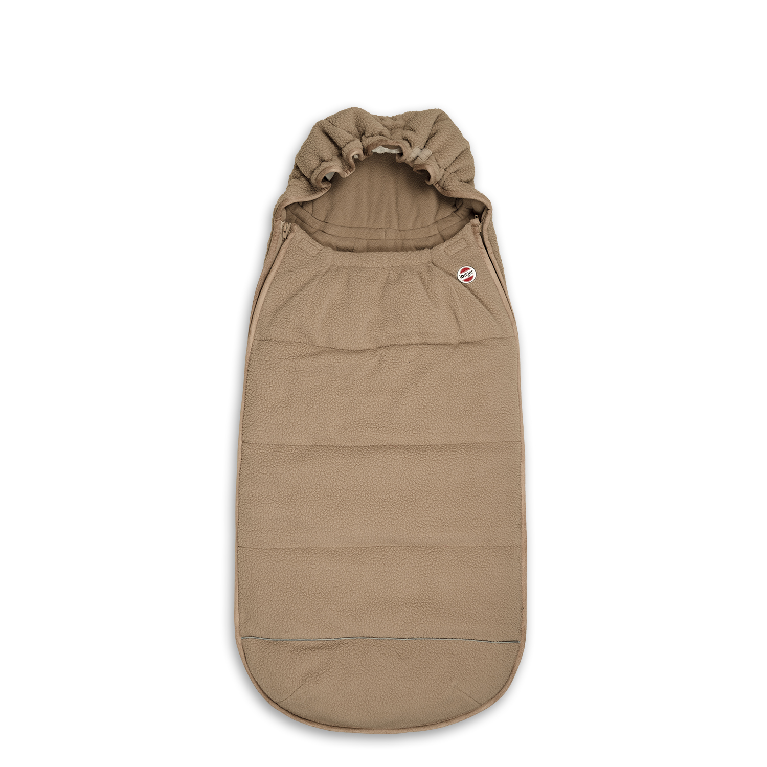 Jaunums! Lodger Mini BunkerTeddy vissezonas guļammaiss autokrēsliņiem, Beige