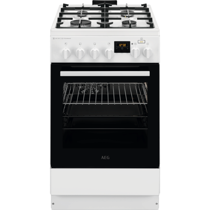 Akcija! AEG gāzes plīts ar elektrisko cepeškrāsni