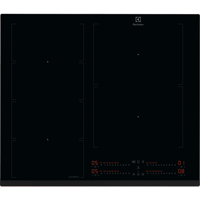 Akcija! Electrolux 600 Flex Bridge ar Hob2Hood indukcijas plīts virsma, 60cm