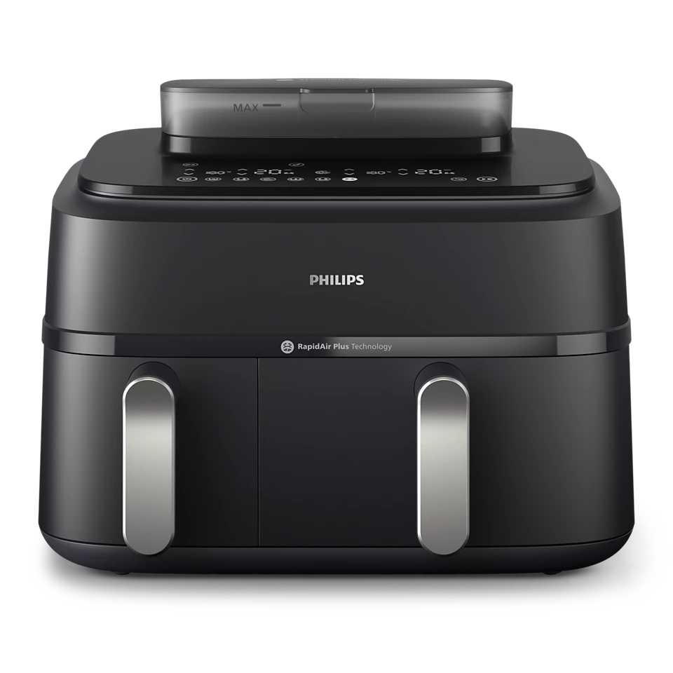 PHILIPS 5000. sērijas karstā gaisa katls ar diviem groziem, 2300W, 9L