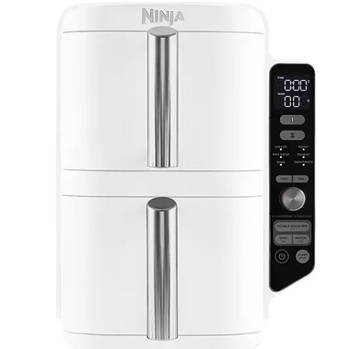 Ninja karstā gaisa katls Double Stack XL, 9.5l, 2470W, balts