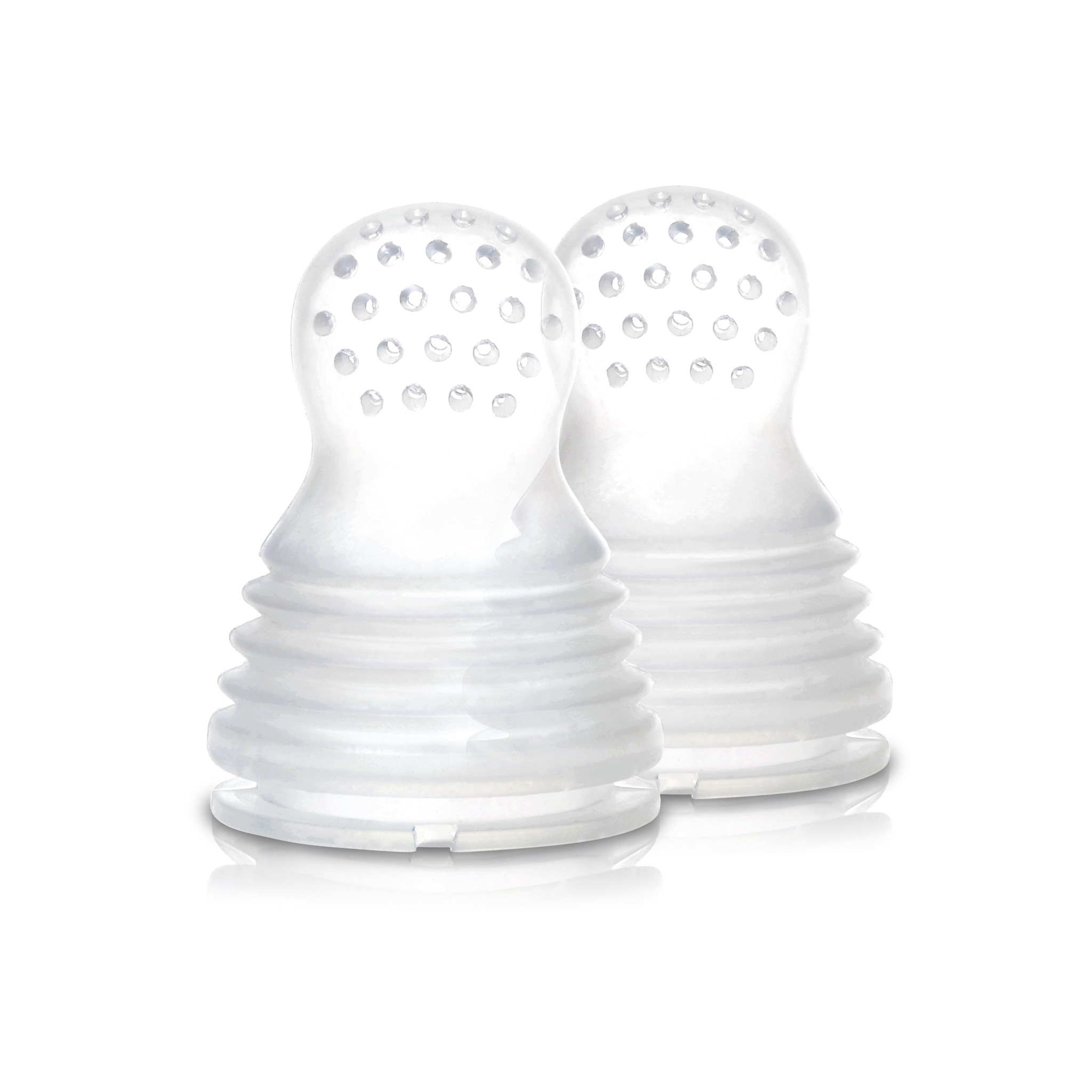 Akcija! Kidsme Food Feeder Plus patentēts silikona uzgalis, XL izmērs (2 gab.), no 6 mēn.