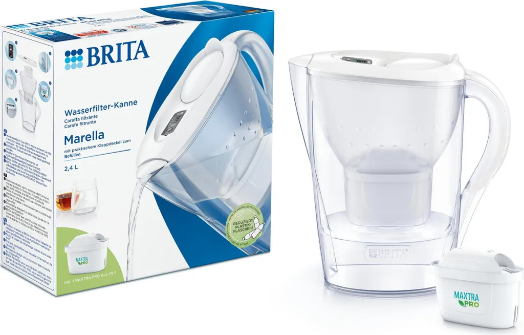 Brita Marella filtra krūze, 2.4l, balta