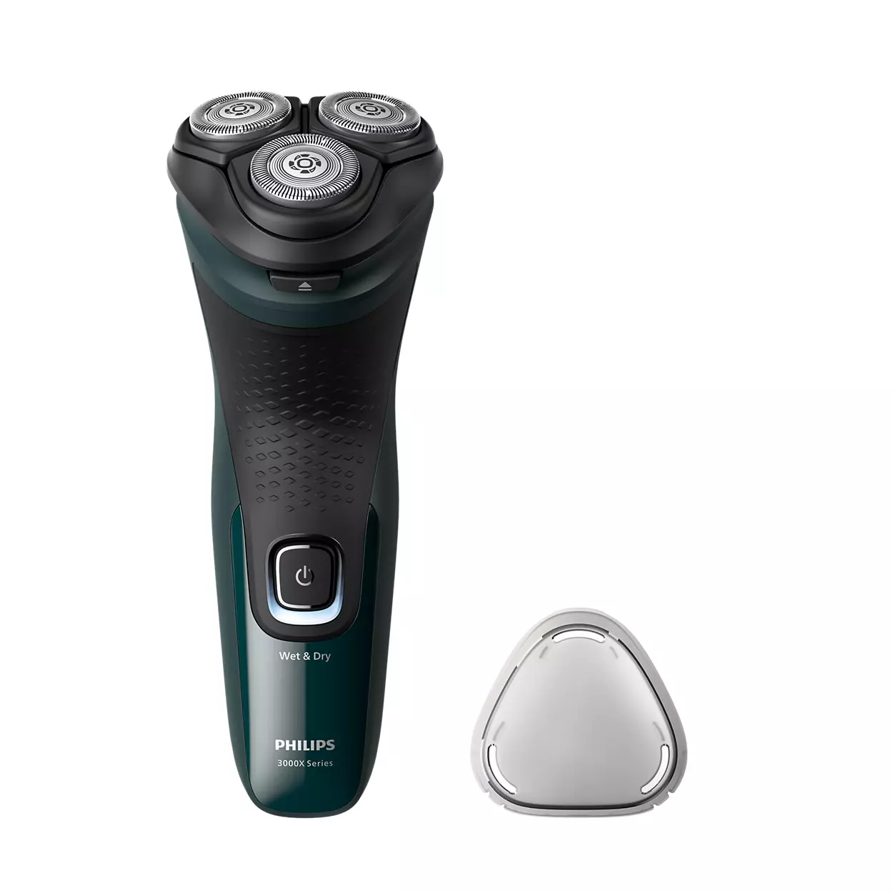 Akcija! Philips Shaver Series 3000X, Wet& Dry skuveklis (lādējams), tumši zaļš
