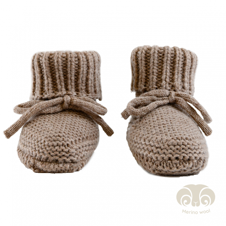 Lodger Slipper Folklore merino vilnas čībiņas, Buffalo, 0-6m