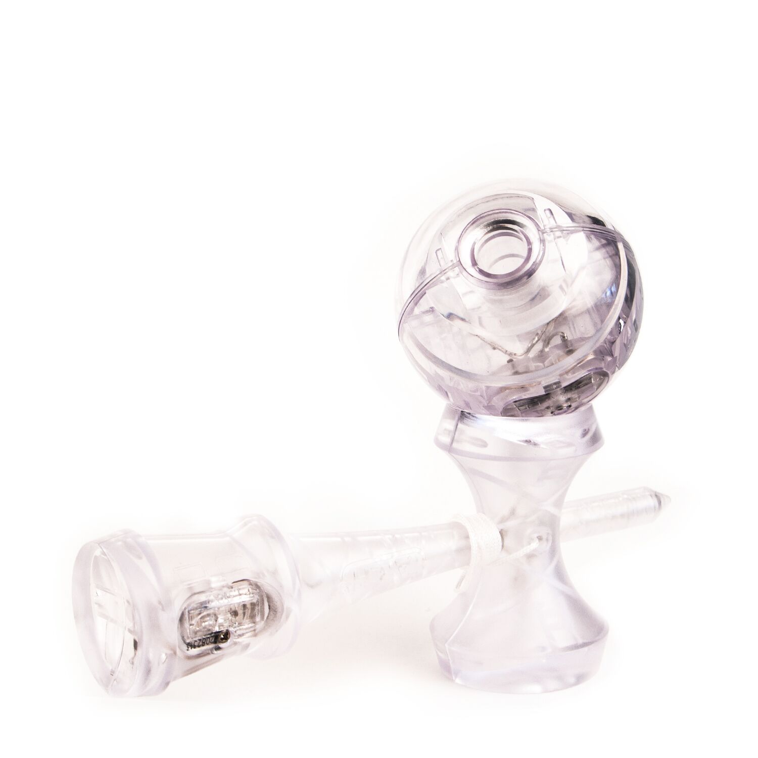 Akcija! YoYoFactory KENDAMA balta, LED balta (baterijas k-tā)