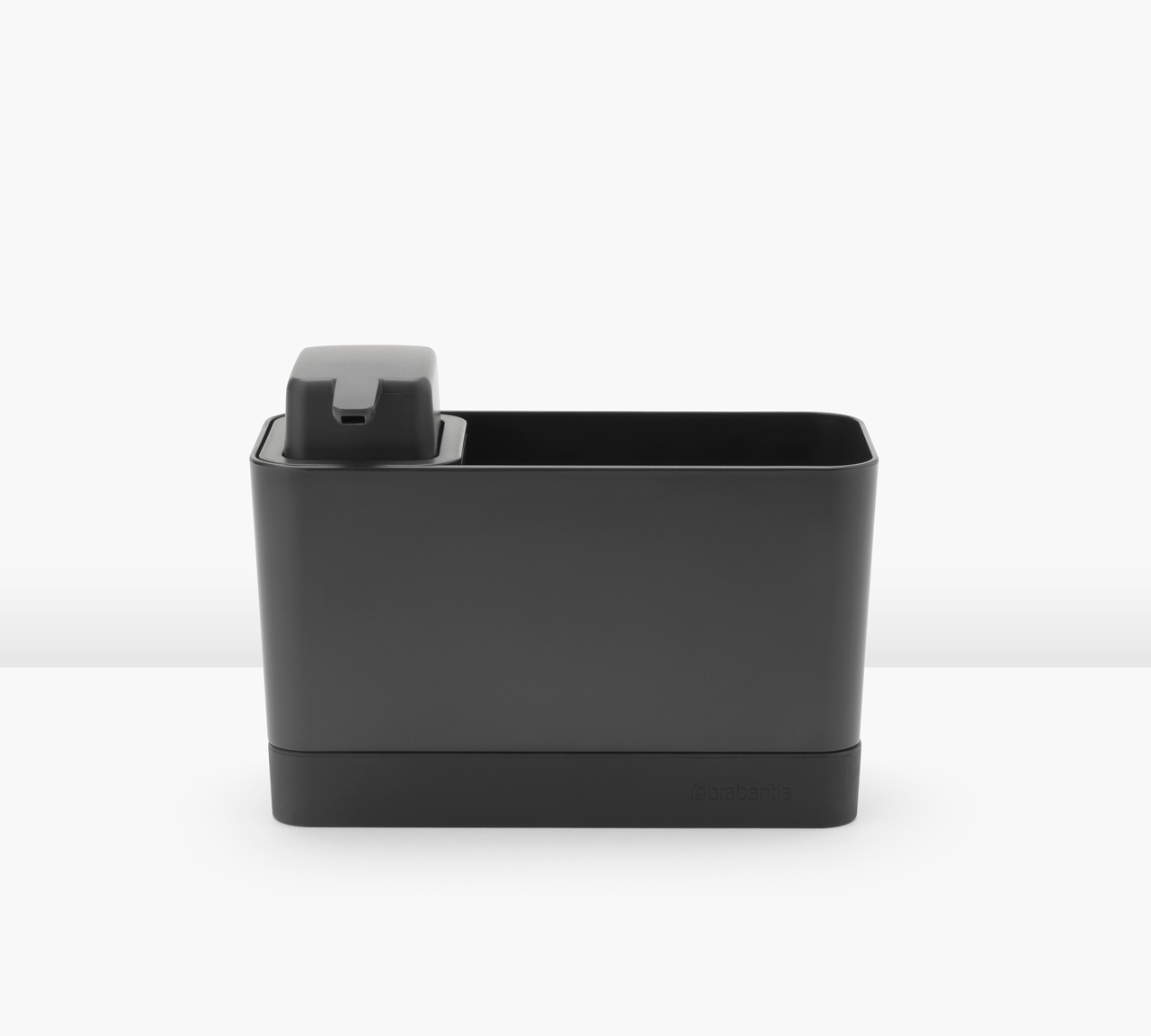 BRABANTIA virtuves piederumu organizators + ziepju dozators, Dark Grey