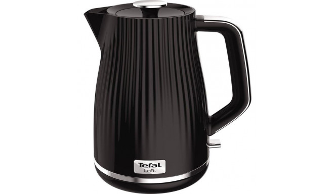 TEFAL tējkanna Loft, 1.7l, 2400W, melna